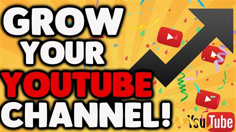 how to grow youtube chanel|how to have a successful youtube channel.